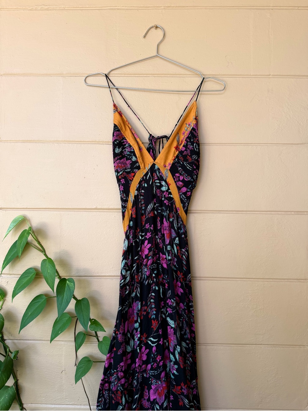 Free People There She Goes Floral Maxi Dress